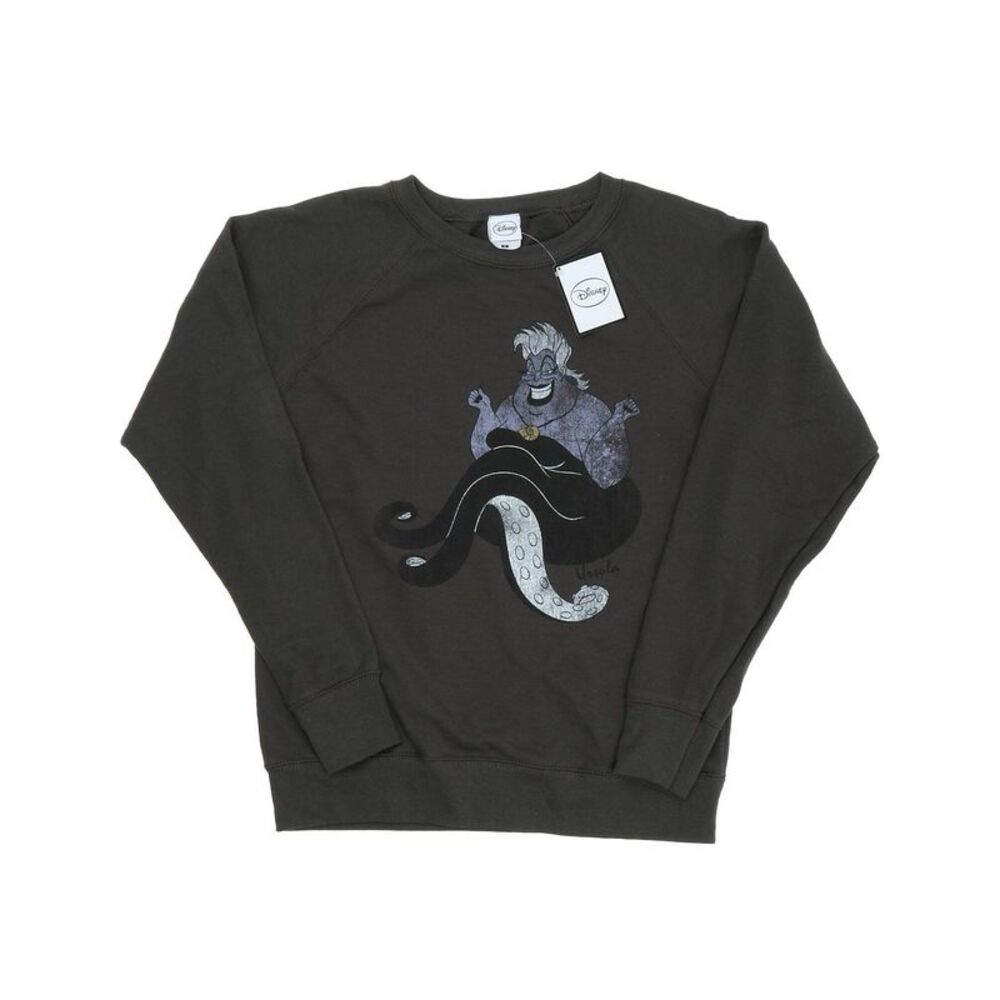 The Little Mermaid Womens/Ladies Classic Ursula Heather Sweatshirt / Light Graph